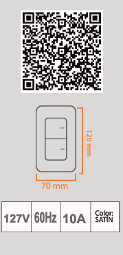 APAGADOR DOBLE SAG-02/S
