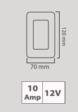 APAGADOR DOBLE DC-02-3/B ESCALERA