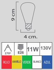 S14 11W E26 COLORES CLARO
