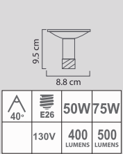 FOCO PAR30 E26 130V