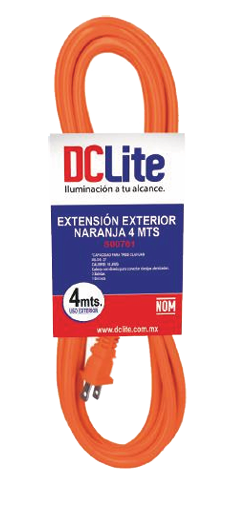 EXTENSIÓN EXTERIOR 4M NARANJA