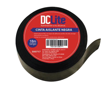 CINTA AISLANTE NEGRA 18 MX 19 MM
