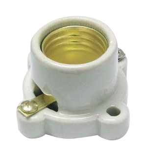 SOCKET PORCELANA CUADRADO E26