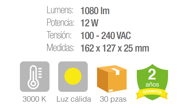 Luminaio de LED - Blanco