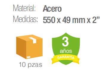 Brazo para Suburbana - NEGRO CORTO