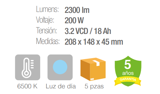 Lumirwio Solar de LED - Gris