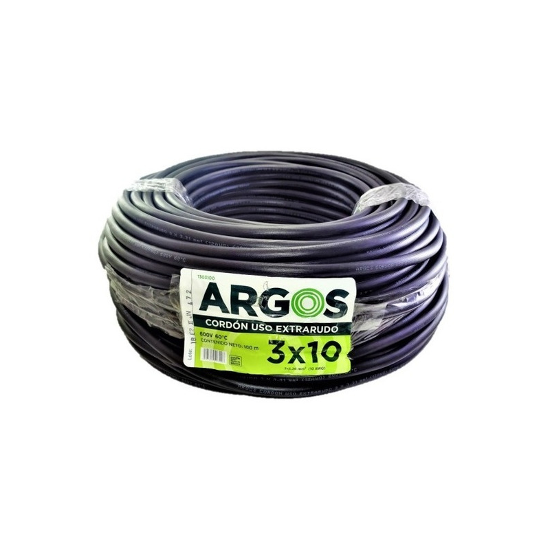 Rollo de Cable Uso Rudo 3x10