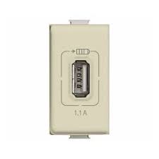 Puerto USB Forza Marfil
