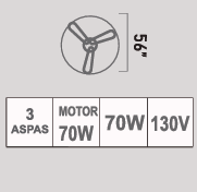 VENTILADOR LAVANDA