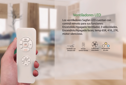 CONTROL REMOTO PARA VENTILADOR