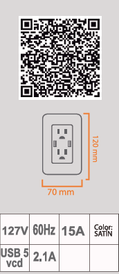 DOBLE CONTACTO Y DOBLE USB SAG-09/S