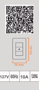 TAPA DIMMER SAG-010/S