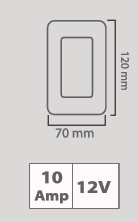 APAGADOR DOBLE DC-02/B