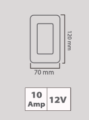 APAGADOR TRIPLE DC-03-3/B ESCALERA