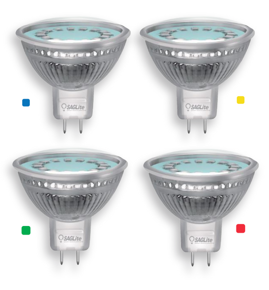 LED MR16 3W 100-265V COLORES