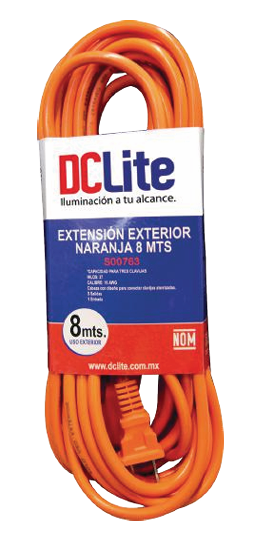 EXTENSIÓN EXTERIOR 8M NARANJA