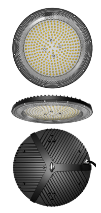 Luminario LED Industrial - Negro