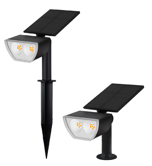 Luminario Solar de LED - Negro