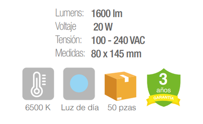 Lámpara de LED omnidireccional - Blanco
