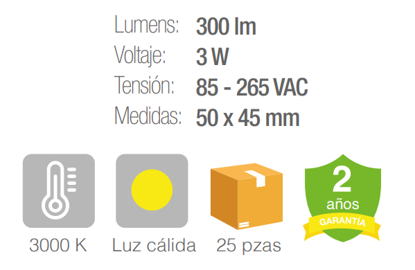 Lámpara decorativa LED