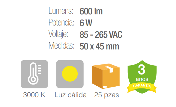 Lámpara decorativa LED