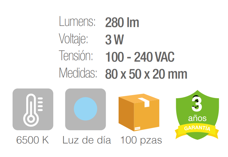 Luminario de LED - Blanco