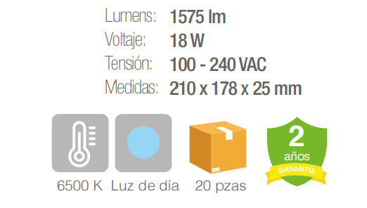 Luminario de LED - Satín