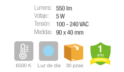 Empotrado de LED - Blanco