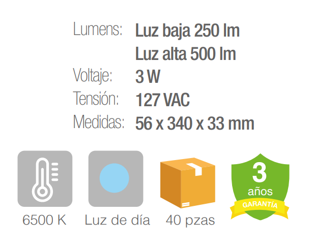 Luminario de LED Blanco