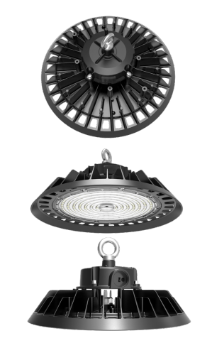 Luminario con potencia seleccionable - Negro
