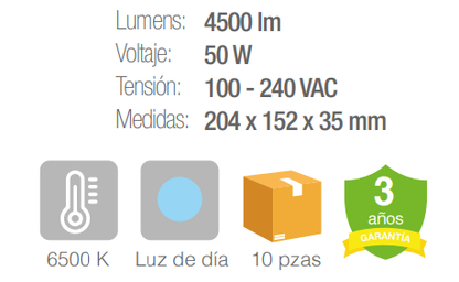 Reflector LED - Negro