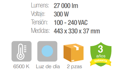 Reflector LED -Negro