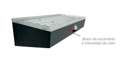 Lámpara Led Solar Gris