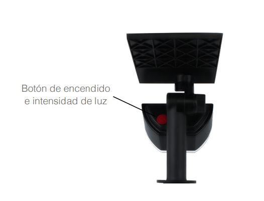 Luminario Solar de LED - Negro
