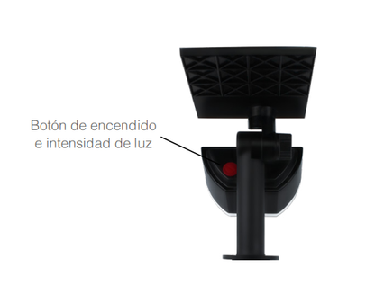 Luminario Solar de LED - Negro
